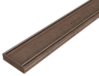 HAYMAN 26MM BRUSHED COPPER - TILE INSERT DRAIN 100MM 